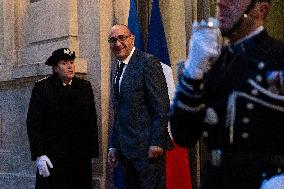 French Government Arriving at First Cabinet Meeting of 2026 at Elysee - Paris
