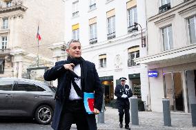 French Government Arriving at First Cabinet Meeting of 2026 at Elysee - Paris