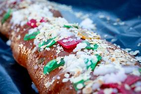 Traditional Roscón De Reyes of Aldeas Infantiles at Puerta Del Sol