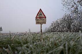Illustration - Orange Alert Issued for Snow and Ice - France