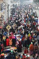 Winter Shopping During Cold Weather - Dhaka