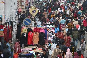 Winter Shopping During Cold Weather - Dhaka