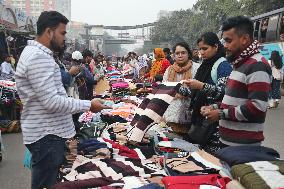 Winter Shopping During Cold Weather - Dhaka