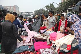 Winter Shopping During Cold Weather - Dhaka
