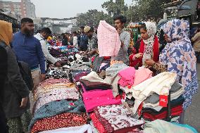 Winter Shopping During Cold Weather - Dhaka