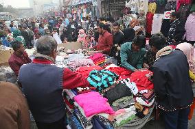 Winter Shopping During Cold Weather - Dhaka