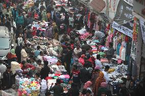 Winter Shopping During Cold Weather - Dhaka