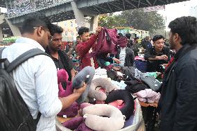 Winter Shopping During Cold Weather - Dhaka