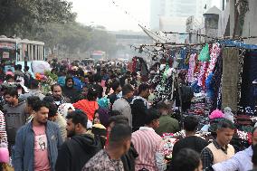 Winter Shopping During Cold Weather - Dhaka