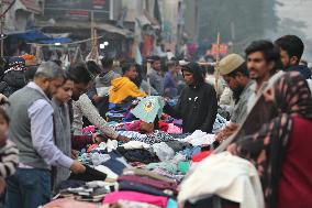 Winter Shopping During Cold Weather - Dhaka