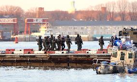 Maduro with Is Wife Arrive at New York Heliport - NYC