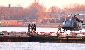 Maduro with Is Wife Arrive at New York Heliport - NYC
