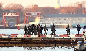 Maduro with Is Wife Arrive at New York Heliport - NYC