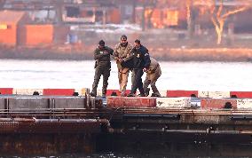 Maduro with Is Wife Arrive at New York Heliport - NYC