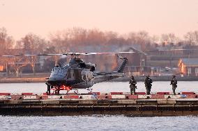 Maduro with Is Wife Arrive at New York Heliport - NYC