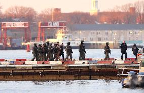 Maduro with Is Wife Arrive at New York Heliport - NYC