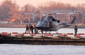 Maduro with Is Wife Arrive at New York Heliport - NYC