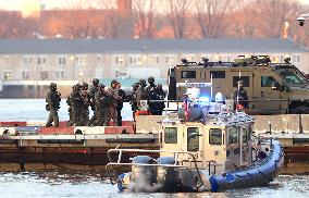 Maduro with Is Wife Arrive at New York Heliport - NYC