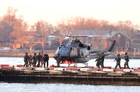 Maduro with Is Wife Arrive at New York Heliport - NYC
