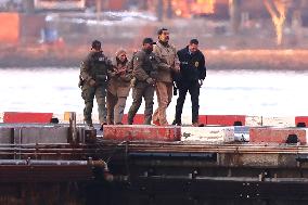 Maduro with Is Wife Arrive at New York Heliport - NYC