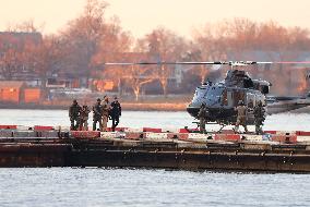 Maduro with Is Wife Arrive at New York Heliport - NYC