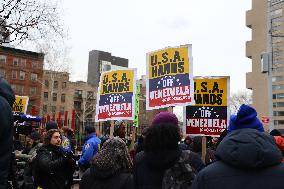 Maduro Supporters at The Federal Court - NYC