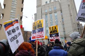 Maduro Supporters at The Federal Court - NYC