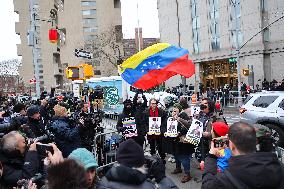 Maduro Supporters at The Federal Court - NYC
