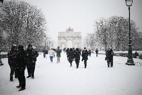 Paris Under the Snow