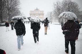 Paris Under the Snow