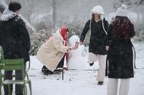 Paris Under the Snow