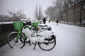 Paris Under the Snow
