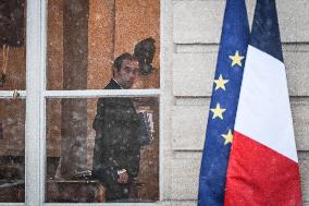 Meetings between representative agricultural organisations and French PM Sebastien Lecornu in Paris FA