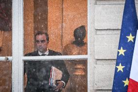 Meetings between representative agricultural organisations and French PM Sebastien Lecornu in Paris FA