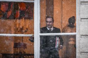 Meetings between representative agricultural organisations and French PM Sebastien Lecornu in Paris FA