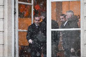 Meetings between representative agricultural organisations and French PM Sebastien Lecornu in Paris FA