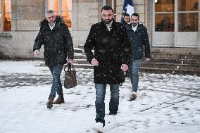 Meetings between representative agricultural organisations and French PM Sebastien Lecornu in Paris FA