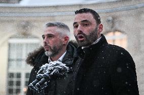 Meetings between representative agricultural organisations and French PM Sebastien Lecornu in Paris FA