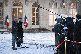 Meetings between representative agricultural organisations and French PM Sebastien Lecornu in Paris FA