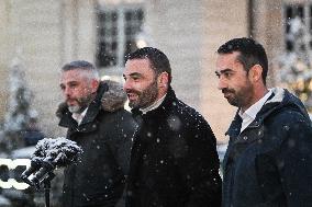 Meetings between representative agricultural organisations and French PM Sebastien Lecornu in Paris FA