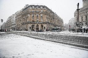 Paris Under the Snow