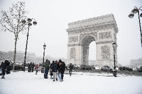 Paris Under the Snow