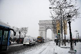 Paris Under the Snow