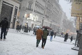 Paris Under the Snow