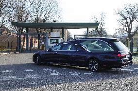 Arrival of The Bodies of Italian Victims of The New Year's Eve Fire in Crans-Montana - Milan