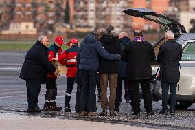 Arrival of The Bodies of Italian Victims of The New Year's Eve Fire in Crans-Montana - Rome