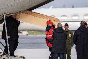 Arrival of The Bodies of Italian Victims of The New Year's Eve Fire in Crans-Montana - Rome