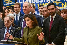Kathy Hochul and Zohran Mamdani Joint Press Conference