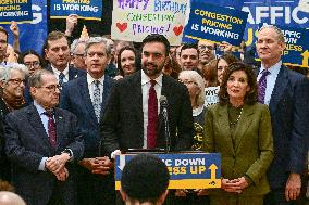 Kathy Hochul and Zohran Mamdani Joint Press Conference