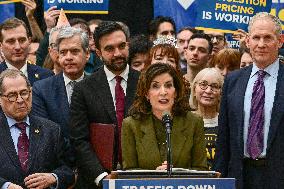Kathy Hochul and Zohran Mamdani Joint Press Conference